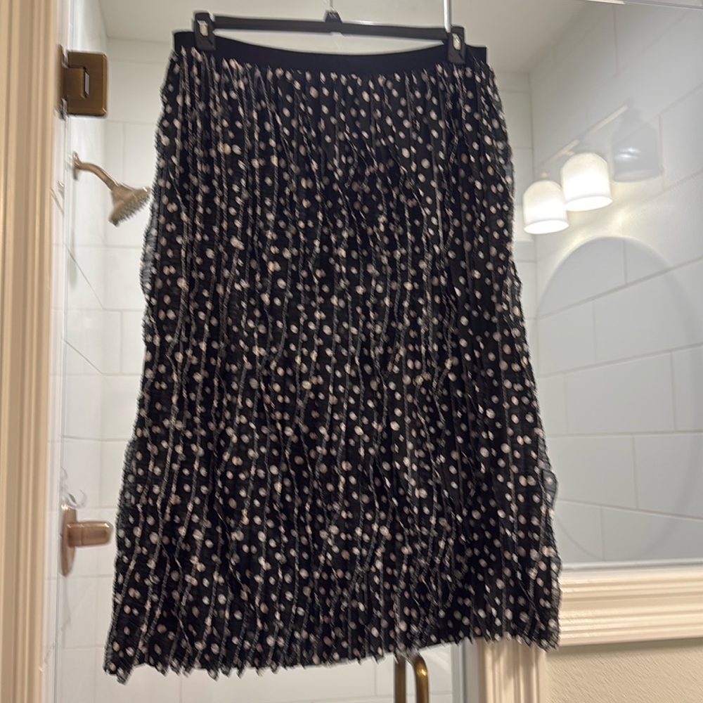 EUC Nicaya Wavy Polka Dot Skirt Sz 2X
